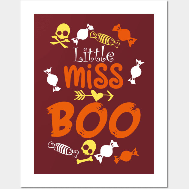 Little Miss Boo Wall Art by danydesign